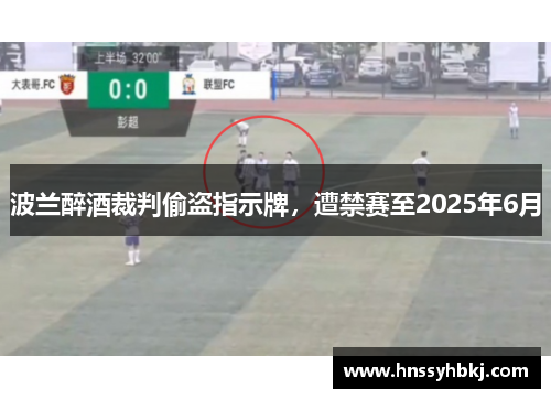 波兰醉酒裁判偷盗指示牌，遭禁赛至2025年6月